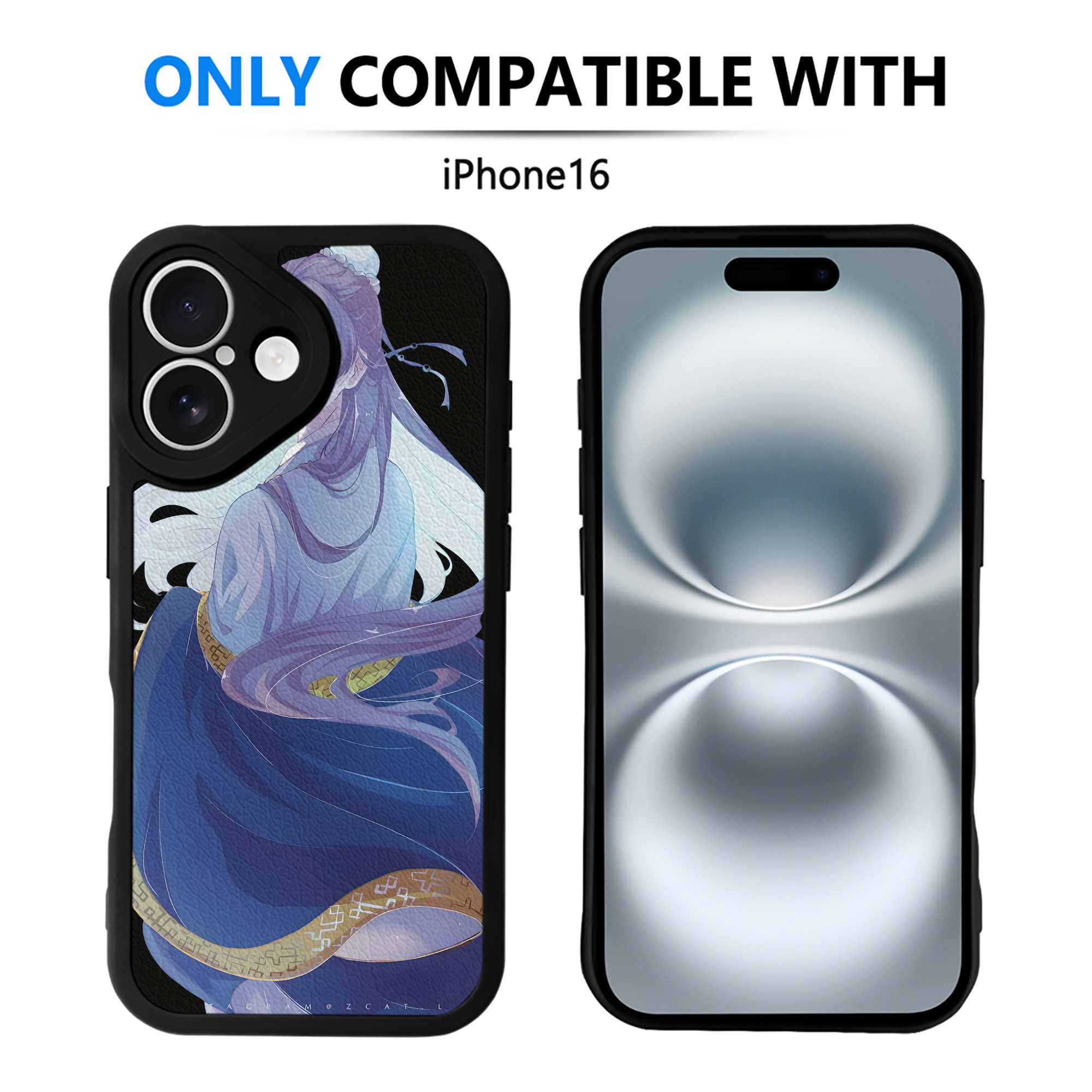 （画像用） 薬屋のひとりごと The Apothecary Diaries 【iPhone 16シリーズ対応】シリコンスマホケース（レザー調） 材質：シリコン